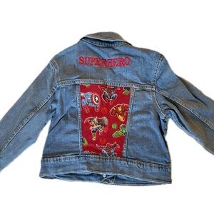 Superhero Spiderman Jean Jacket 2T